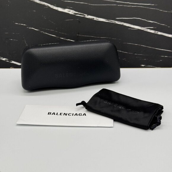 NEW BB0227S 001 BALENCIAGA DARK GOLD/GREY MEN BALENCIAGA SUNGLASSES - Picture 13 of 13